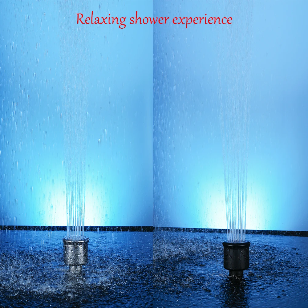 Латунная насадка для душа высокого давления одиночная с дождевой насадкой