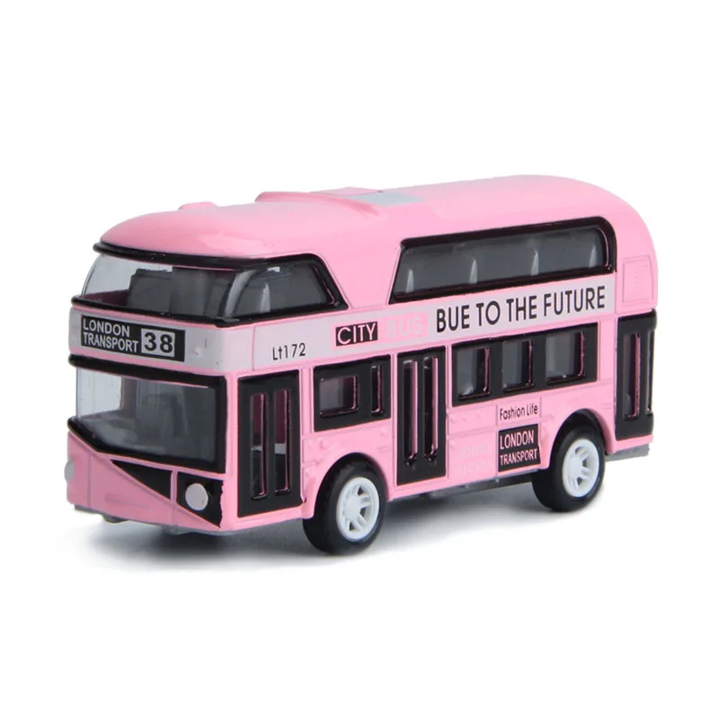 Двухэтажный автобус Лондонский автобус дизайн автомобиля игрушки экскурсионный автобус транспортные средства городской транспорт