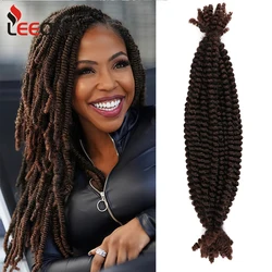 16Inch Pre-Separated Springy Afro Twist Hair Spring Twist Hair For Distressed Soft Locs Marley Braiding Hair Synthetic For Women