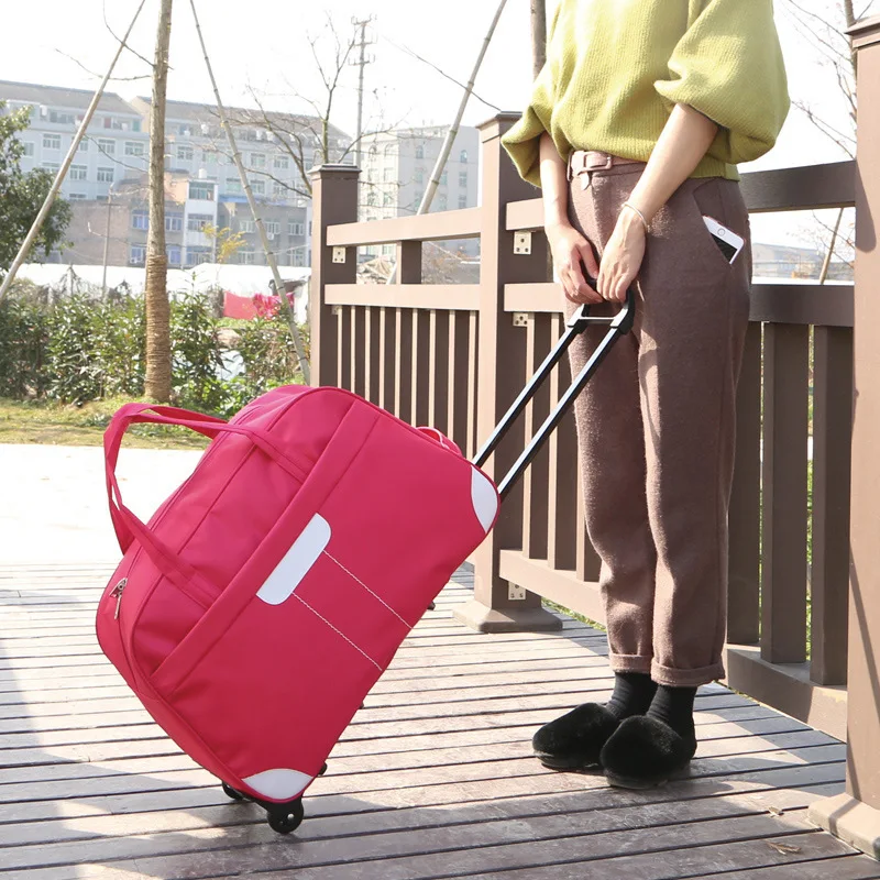 

Manufacturers Direct Selling Korean-style Ultra Large Capacity Oxford Cloth Trolley Bag Handheld Traveling Bag Women's Boarding