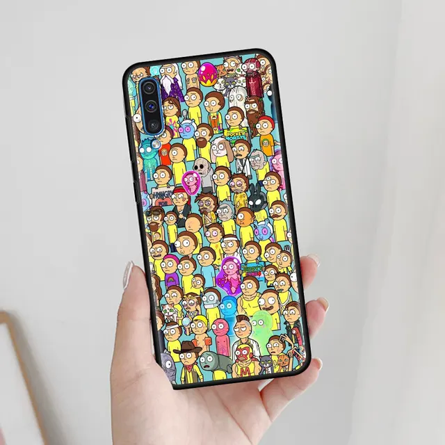 Hot Sale Cover For Samsung Galaxy A51 A71 A21s A70 A50 A40 A20e A12 A10 Phone Case A72 A52 5G A41 A31 Shells Ricks Cute Mortys B06