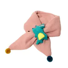 Милый Модный хлопковый шарф для малышей, треугольные осенне-зимние детские нагрудники для мальчиков и девочек 517D