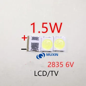 

LED Backlight High Power LED 1.5W 6V 1210 3528 2835 150LM Cool white LCD Backlight for TV TV Application 1000PCS