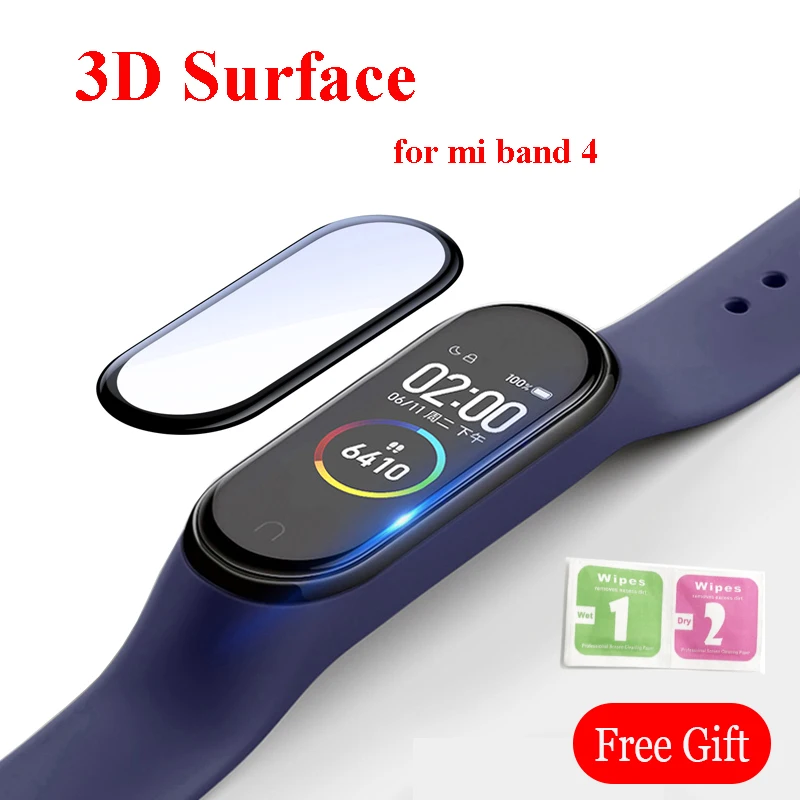 Закаленное стекло для Xiaomi mi Band 4, защитная пленка для экрана для Xiao mi 4 Band, устойчивое к царапинам защитное стекло