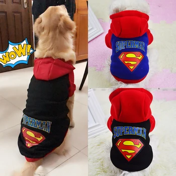 

New Plus Size Dog Clothes for Large Dogs Winter Warm Pet Dog Coat Jacket Big Dog Clothing Pitbull Golden Retriever Sport Hoodies