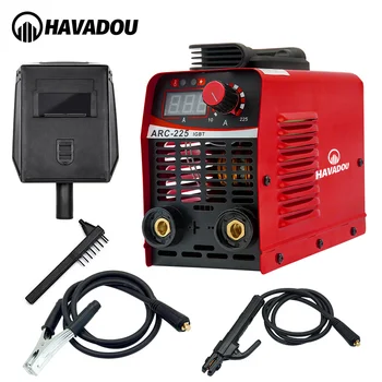 

HAVADOU Portable DC Inverter ARC Welder 220V IGBT MMA Welding Machine 225 Amp for Welding Working Electric Working Power Tools