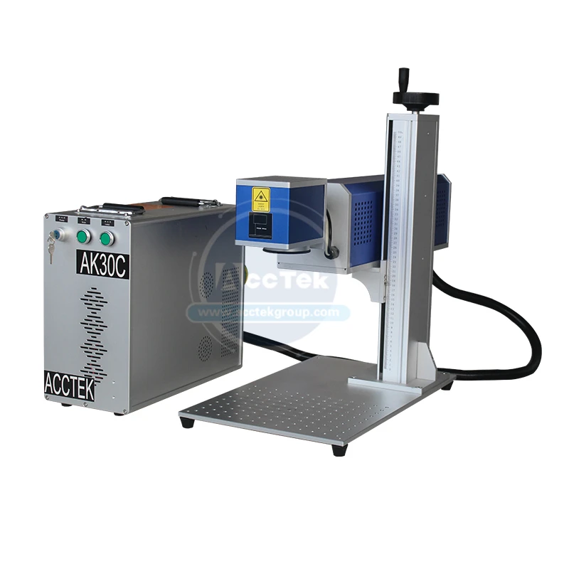 2020 Горячая продажа cnc лазерная маркировочная машина с вращающейся 30 Вт синрад