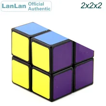 LanLan 2x2x2 волшебный куб 2x2 черный/белый Cubo Magico профессиональная скоростная головоломка антистресс Развивающие игрушки для детей
