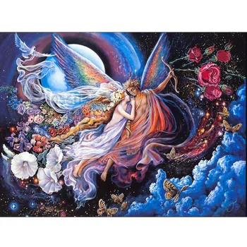 

Josephine circle diamond painting fantasy art, retro Oriental lover full square rhinestone painting diamond Mosaic GG3928
