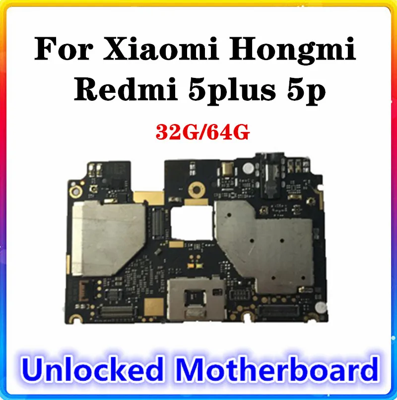 Для Xiaomi Hongmi Redmi 5 PLUS P материнская плата чистая замена оригинальная ОС Android ПЗУ 32 ГБ/64 ГБ с полными