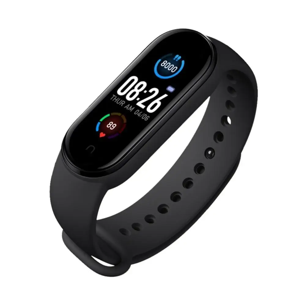 

M5 Color Touch Screen Heart Rate Pressure Sleep Monitor Smart Wristband Bracelet