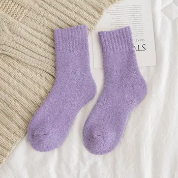 

1 Pair Mens Super Warm Heavy Thermal Wool Winter Socks Wool Thicken Socks Funny Socks Wholesale Medium Floor Tube I7N2