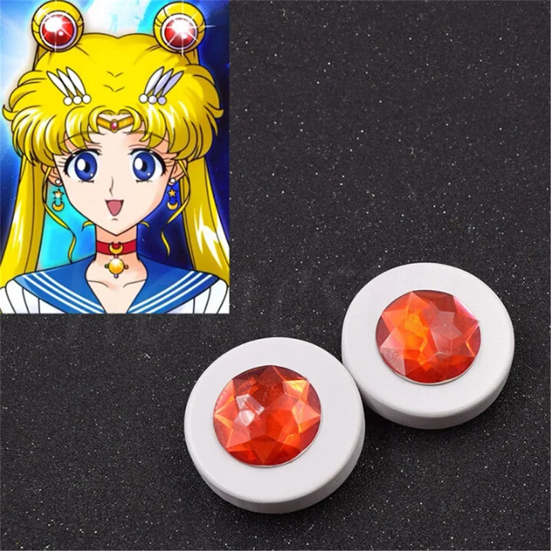 Anime Hair Accessories Tsukino Usagi Headdress Hair Clips Headwear