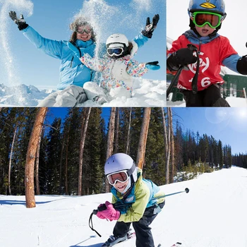

Skiing Goggles Adult Children Breathable Outdoor Sports Glasses Eyewear