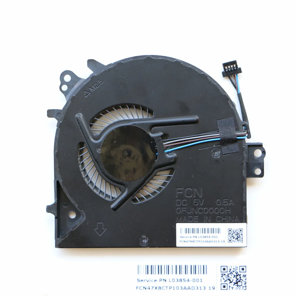 Охлаждающий вентилятор для ноутбука FCN FJNC L03854-001 для hp Probook 450G5 455G5 470G5 Вентилятор охлаждения процессора