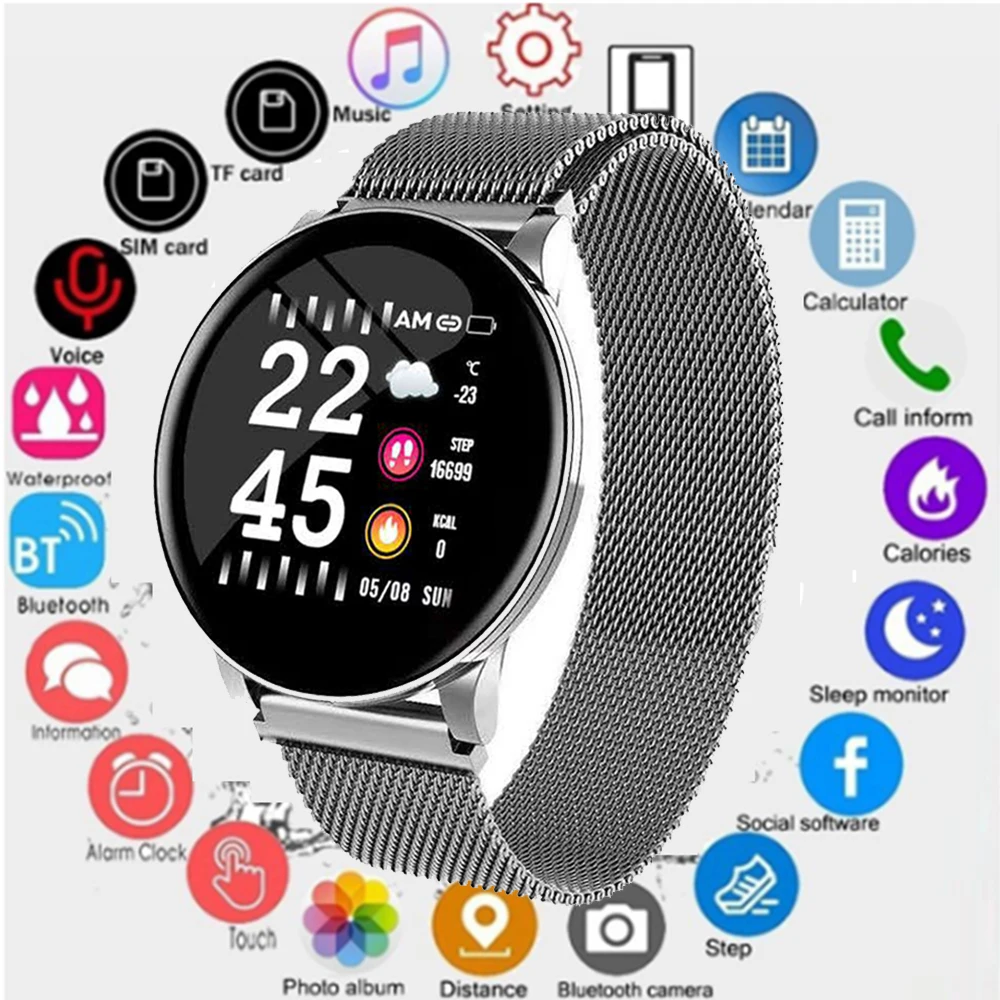 

2019 S9 Waterproof Smart Watch For iOS Android Bluetooth Sports Smartwatch Men Women Watches Heart Rate Monitor Blood Pressure