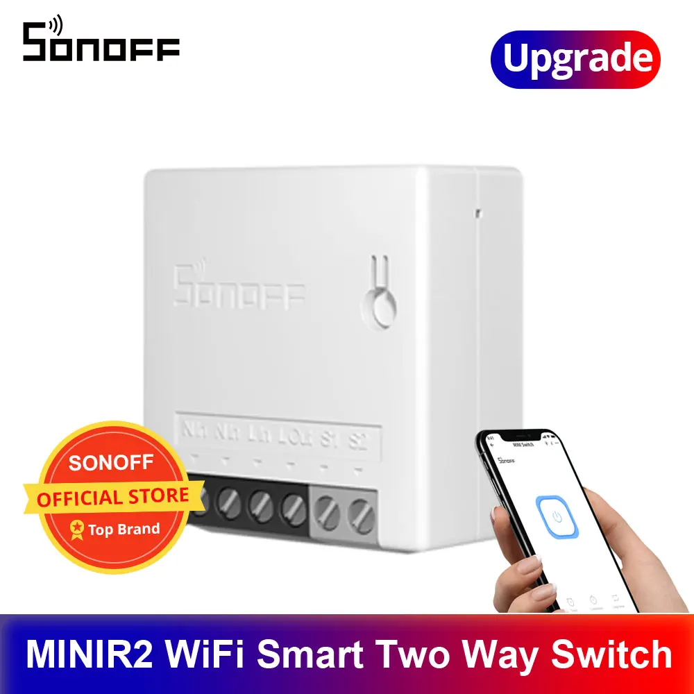 1/3/5pcs Sonoff Mini R4 Extreme Wi-fi Smart Switch Tiny Size External Switch  Control Detach Relay Mode Via Ewelink Alexa Google