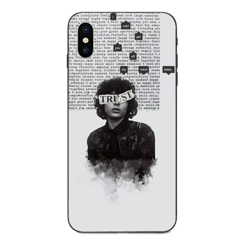 Тонкий чехол Finn Wolfhard Stranger Things для Apple iPhone 4 4S 5 5S SE 6 6S 7 8 Plus X XS Max XR