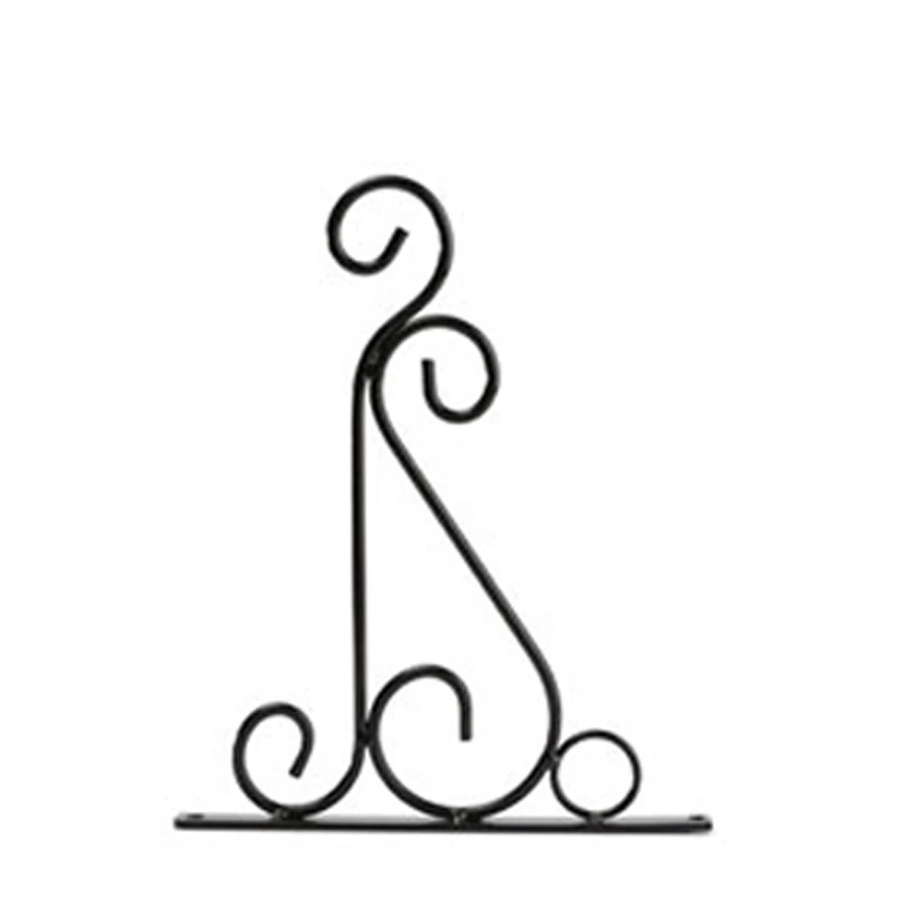 Bathroom Stand Decoration Wall Hanging European Style Classic Romantic Iron Flower Pot Hook Bracket Balcony Landscaping Plants | Дом и сад