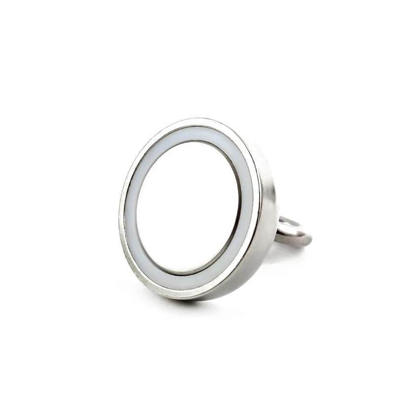 Strong Neodymium Magnet Salvage Magnet Deep Sea Fishing Magnets with Ring Round Powerful Search Magnetic Hook Magnet Searcher
