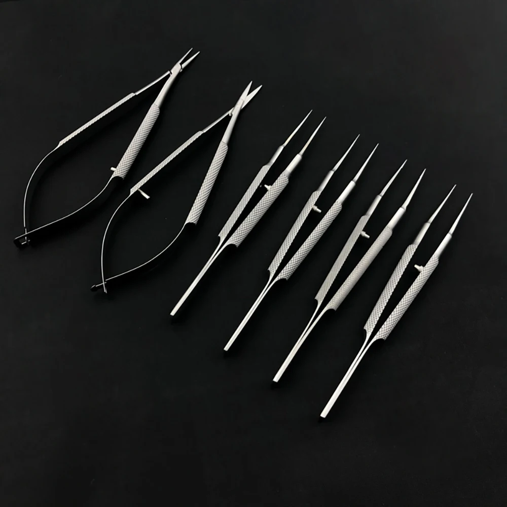 

12.5cm surgery tools ophthalmic microsurgical instruments scissors/Needle holders /tweezers stainless steel