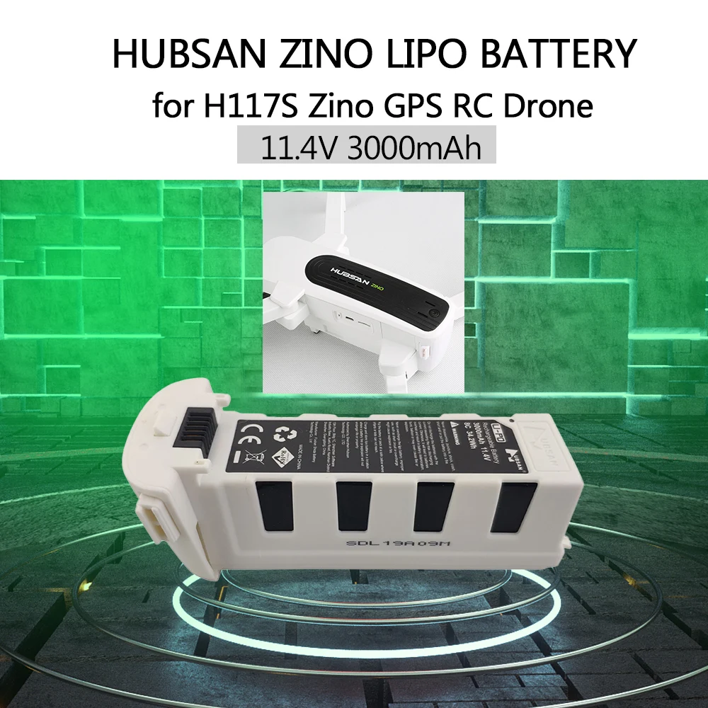 

High Quality Hubsan Zino H117S Lipo Battery 11.4V 3000mAh Spare Intelligent Battery