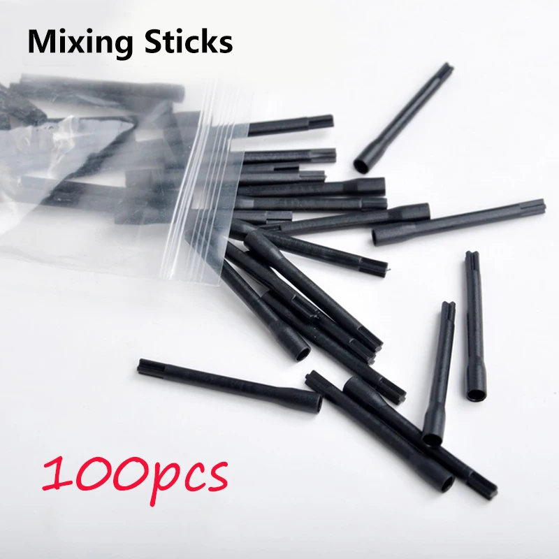 Mixing sticks 1 шт. электрический татуировки пигментные чернила миксер Татуировка мешалка с 5 смешивания машина инструмент для перемешивающего устройства питания татуировки, серебряные ювелирные изделия, аксессуары - Цвет: Mixing sticks