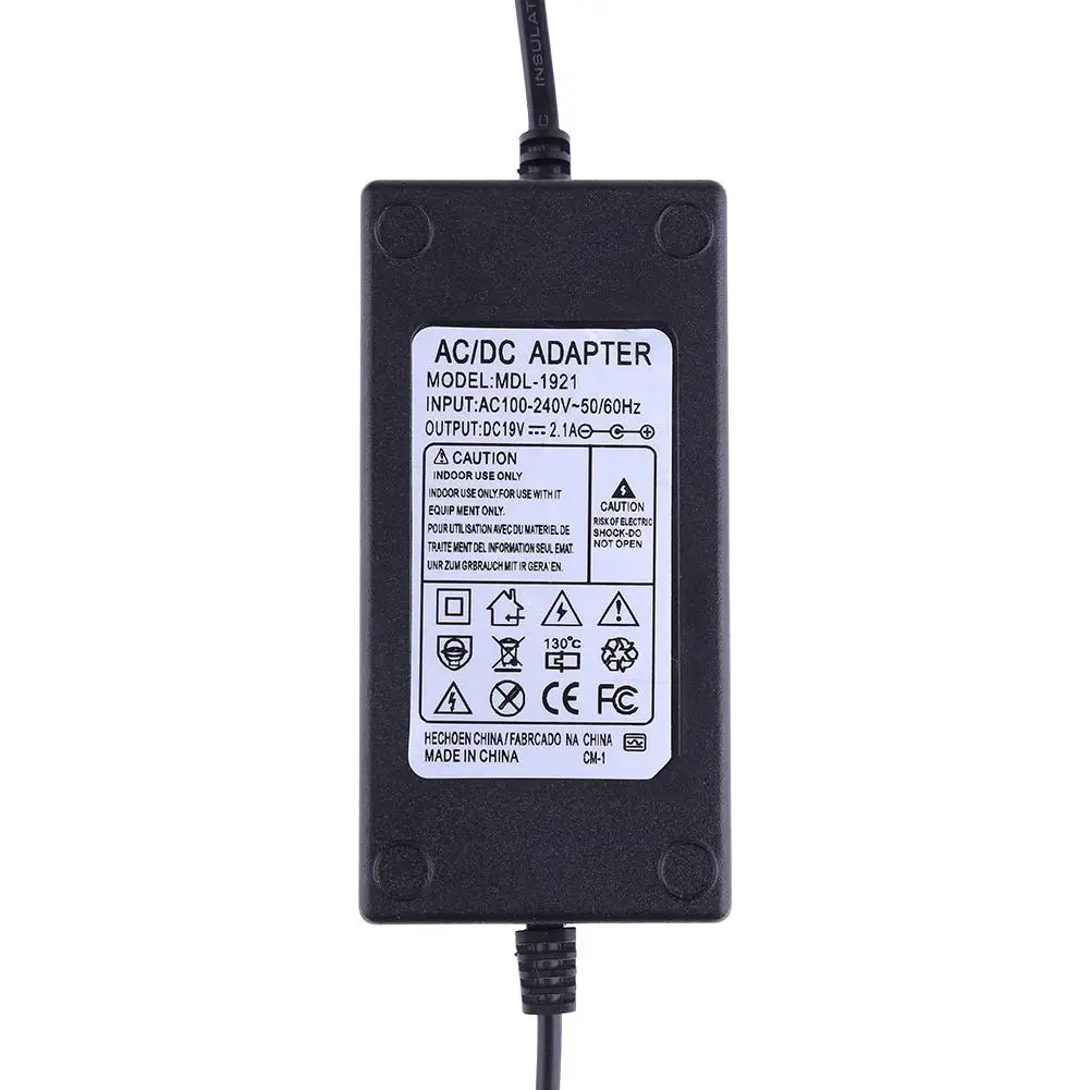 19V 2.1A AC к DC адаптер питания конвертер 6 5 0*4 4 мм для LG монитор ЕС США вилка зарядное