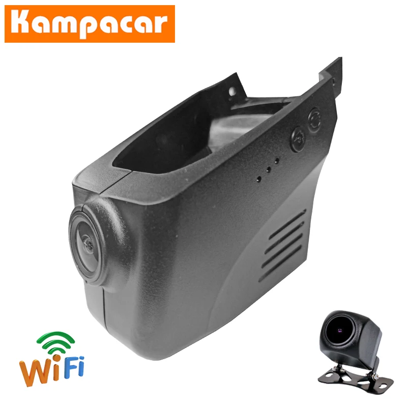 Kampacar Dashcam PH01-D for Porsche Cayenne 2 Panamera Macan Boxster 991 Carrera 4 cabriolet Cayman 2010 To 2020 Y Wifi Car Dvr