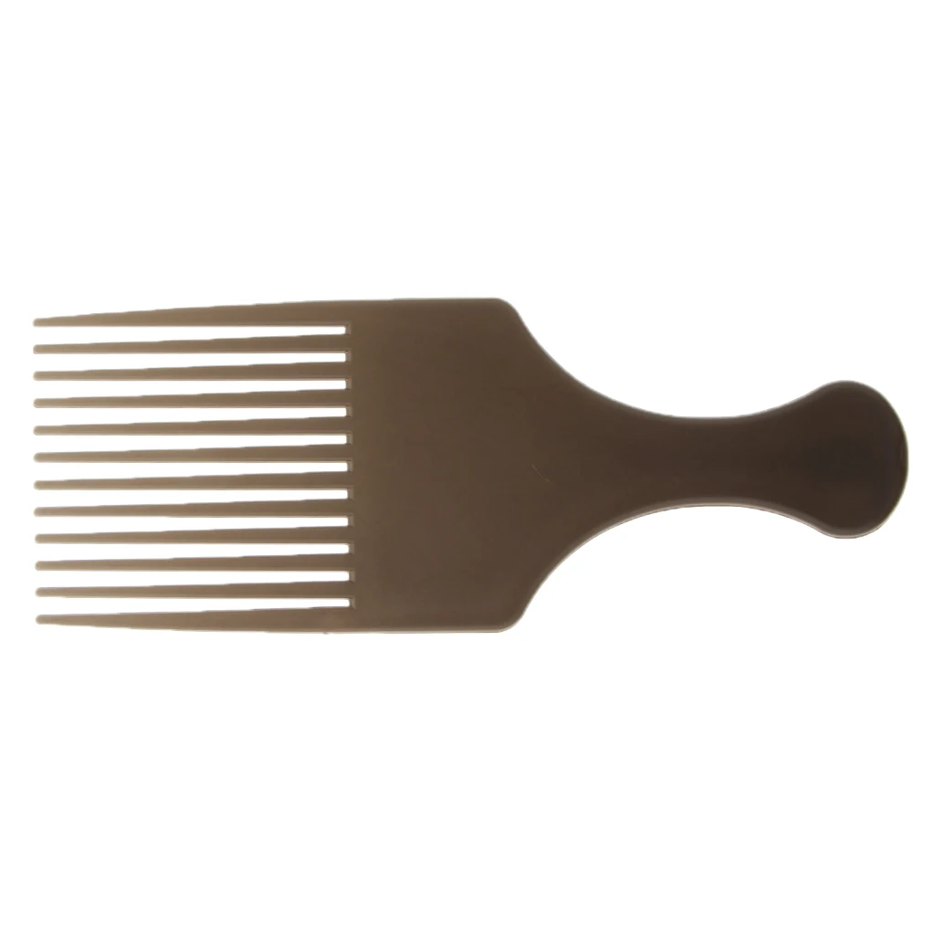 Hairdresser Afro Pick Lift Hair Comb Detangle Barber Braid Hairstyling Comb