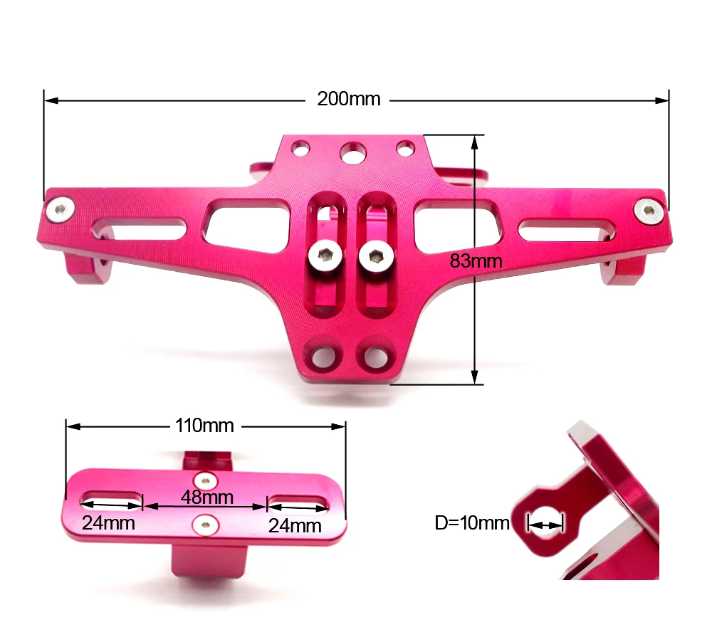 motorcycle lisence plate holder 17