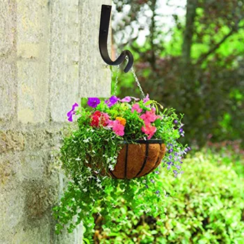 

HOT Wall Hanger Hook Hanging Bracket Iron Hooks for Planter Lantern Coat NDS