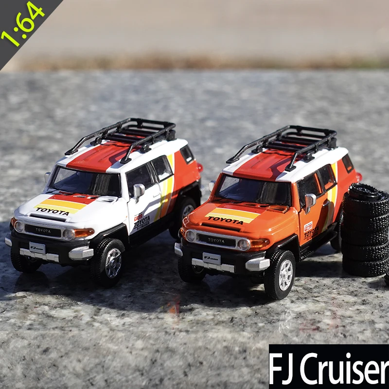 

Выпуск модели автомобилей из литого металлического литая под давлением BM Creations 1:64 2015 FJ Cruiser XJ10 SUV Orange с коллекцией логотипов
