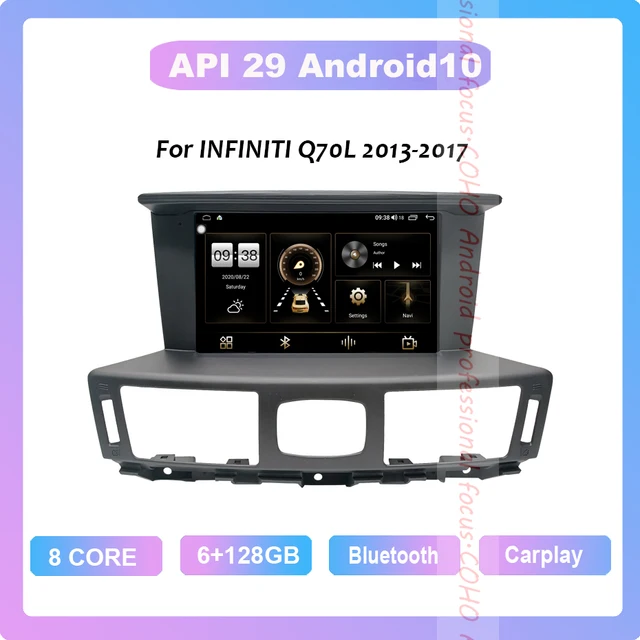 $524.45 COHO For INFINITI Q70L 2013-2017 Android 10  8 Core 6+128G Gps Coche Radio Android Car Multimedia Player