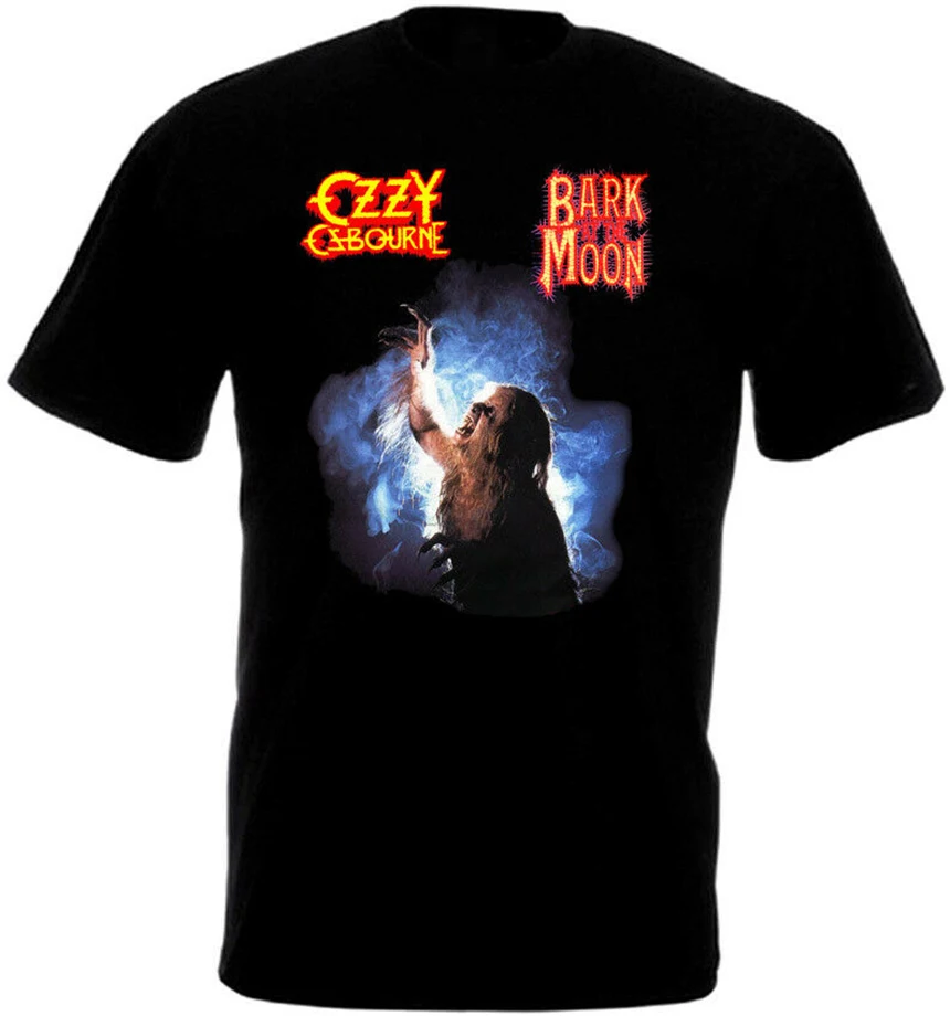 Ozzy osborn Bark At The Moon V2 футболка черный плакат все размеры customizetetee рубашка | Мужская