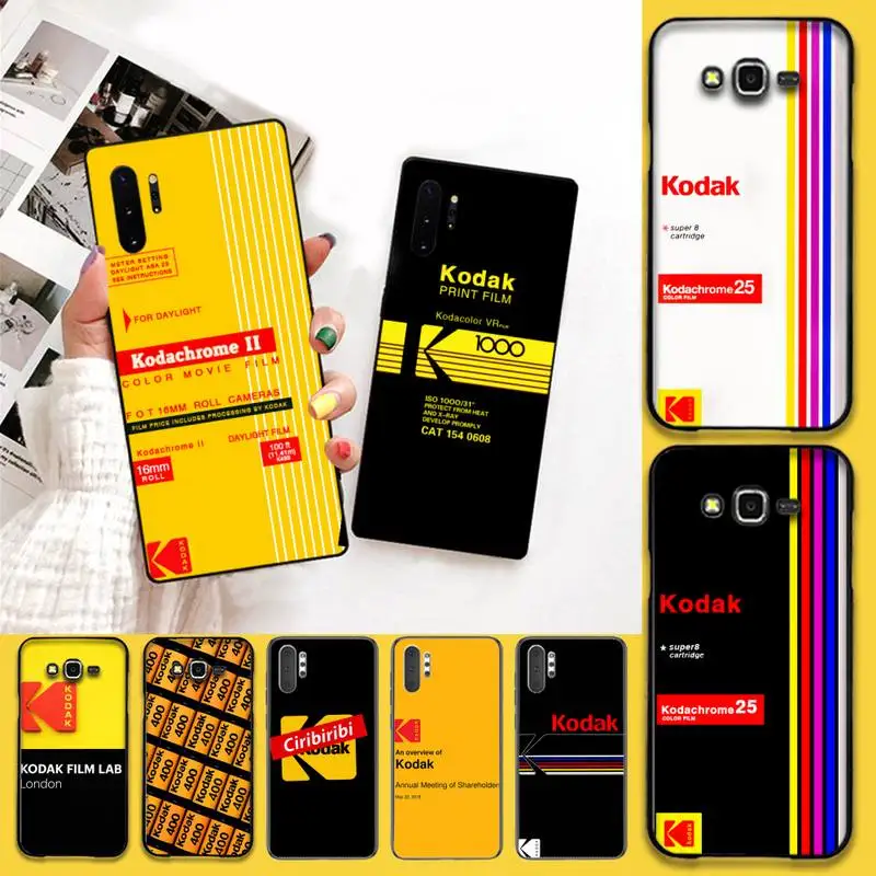 PENGHUWAN Japanese brand film Fashion Soft Kodak Phone Case For Samsung Galaxy J7 J8 J6 Plus 2018 Prime Note 7 8 9 10 pro