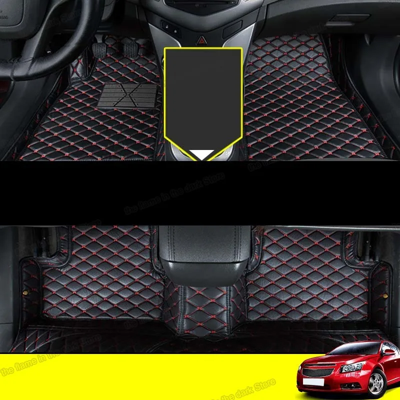 Автомобильный коврик из волоконной кожи Lsrtw2017 для Chevrolet Cruze 2008 2009 2010 2011 2012 2013 2014 2016