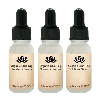 

3PCS 20ML Mole & Skin Tag Repair Solution Painless Mole Skin Dark Spot Repair Face Wart Tag Freckle Repair Cream Oil