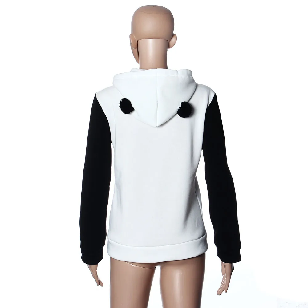 Astroworld толстовка женская Панда карман толстовка с капюшоном пуловер Топы Блузка длинный рукав карманы толстовки с капюшоном