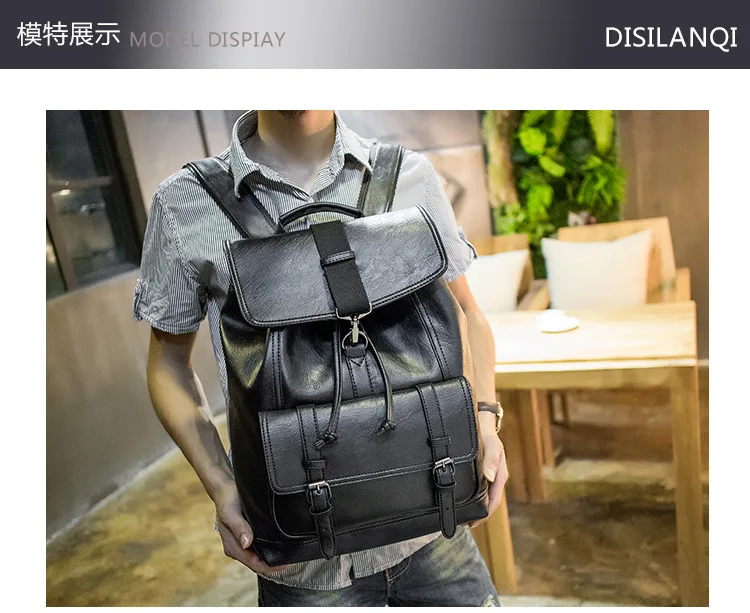 Рюкзак мужской школьный-сумка подростковый человек Mochila корейский стиль черный мужской женский
