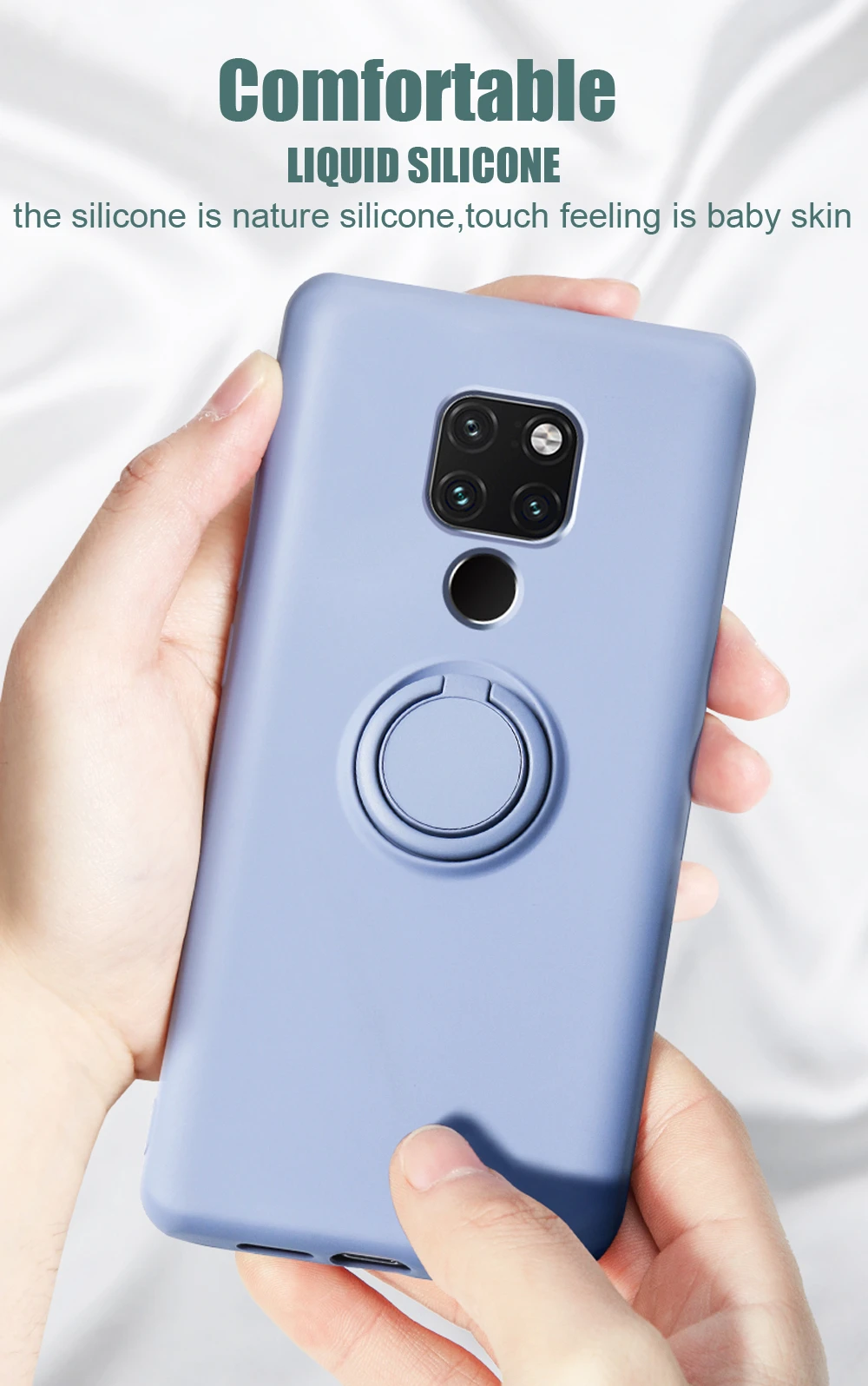 Мягкий силиконовый чехол, чехол для huawei mate 20 Pro Lite mate 30 Pro P20 P30, кольцо-держатель, силиконовый чехол для huawei mate 20 Pro, чехол s