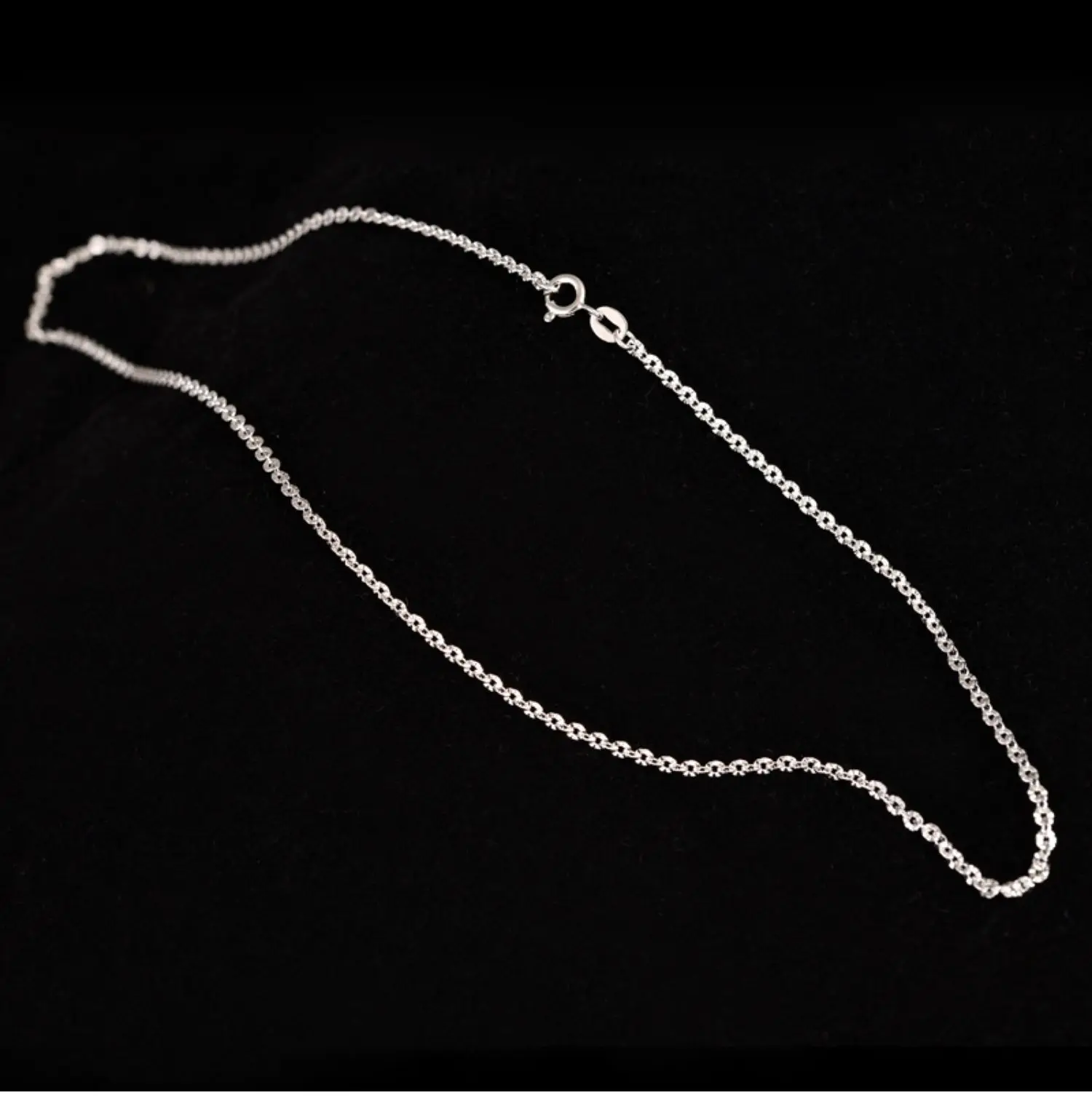 H3a8766532329431b9dc3003696d70f0aH 925 Sterling Silver Rose Gold Platinum Color O-chain Long 40, 45, 50, 60, 70, 80cm Wide 2.5, 3mm Shine Necklace Fashion Gift Mallzona