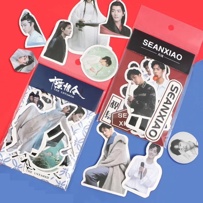 

20Pcs/Set The Untamed Chen Qing Ling Decorative Sticker Xiao Zhan Scrapbooking DIY Diary Album Label Stickers