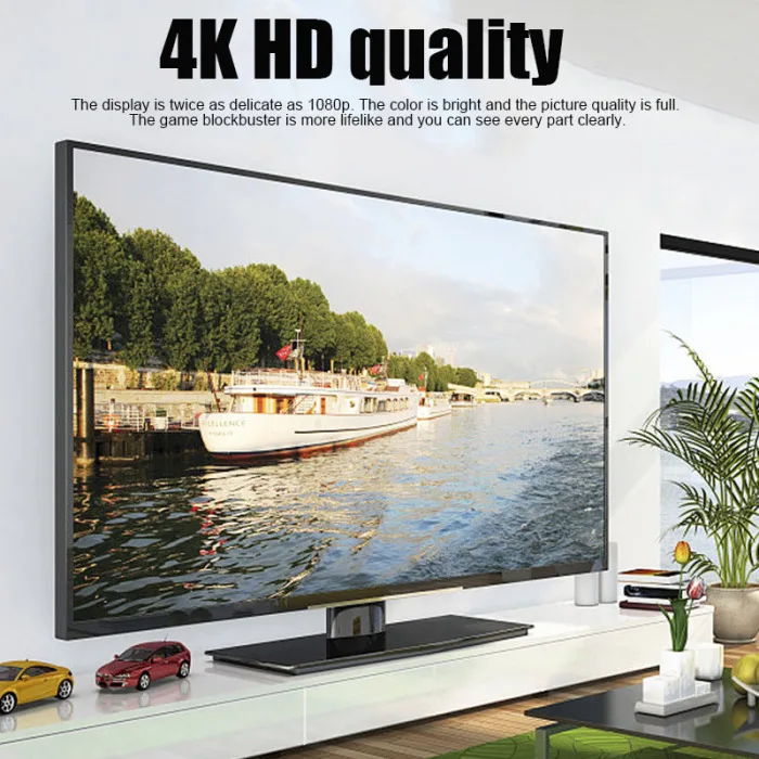 HDMI плоский кабель HDMI версии 2,0 Высокое Скорость Ethernet Поддержка видео в формате 4K HD 1080p 1,5/3/5/10/15/20 м DQ при падении