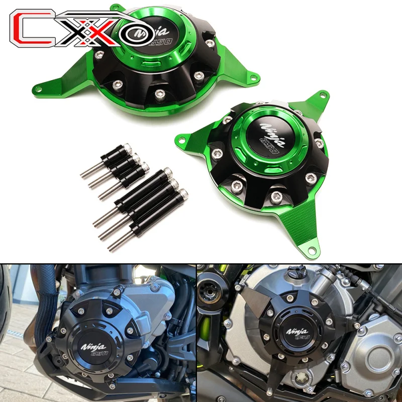 For Kawasaki Ninja650 Ninja 650 20172021 Green Black Motorcycle Engine