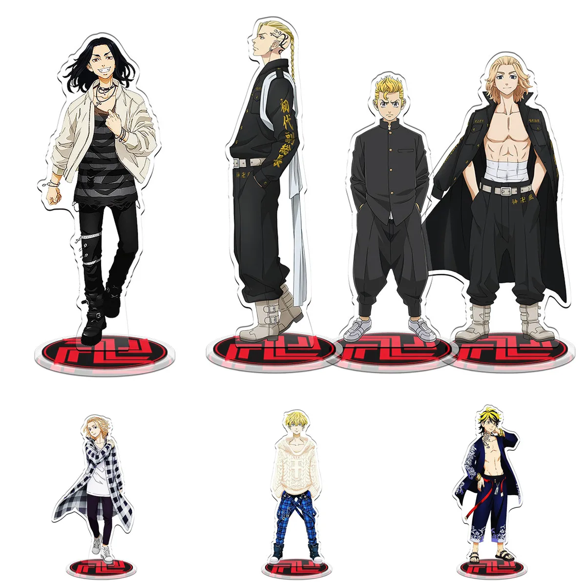 Figura Acrílica Personagens Porta Bandeira Anime Tokyo Revengers