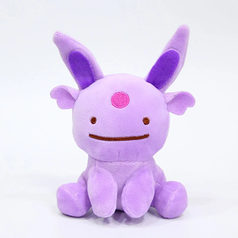 12 см/25 см Poke Ditto Мягкие плюшевые куклы преобразования Иви и Пикачу Sylveon Espeon Umbreon Vaporeon 2 стороны куклы детские игрушки TFA3204 - Цвет: Espeon