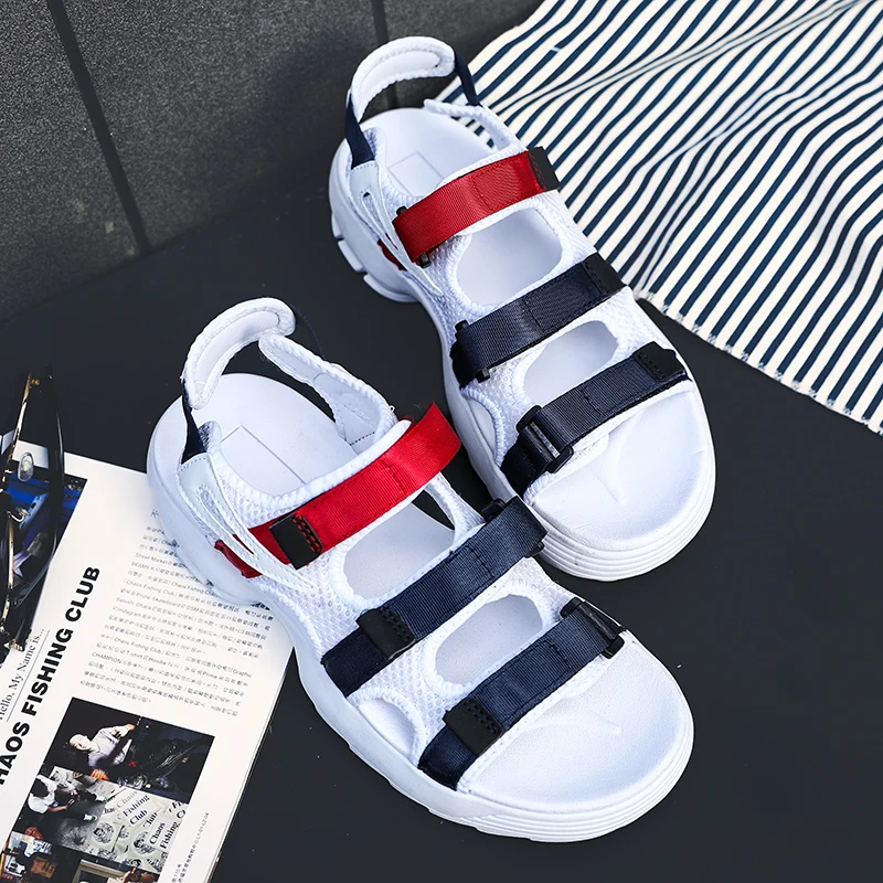 

gladiator man sandals mens roman summer outdoor close toe travel designer leather shoes vietnam breathable beach fashion 39 s