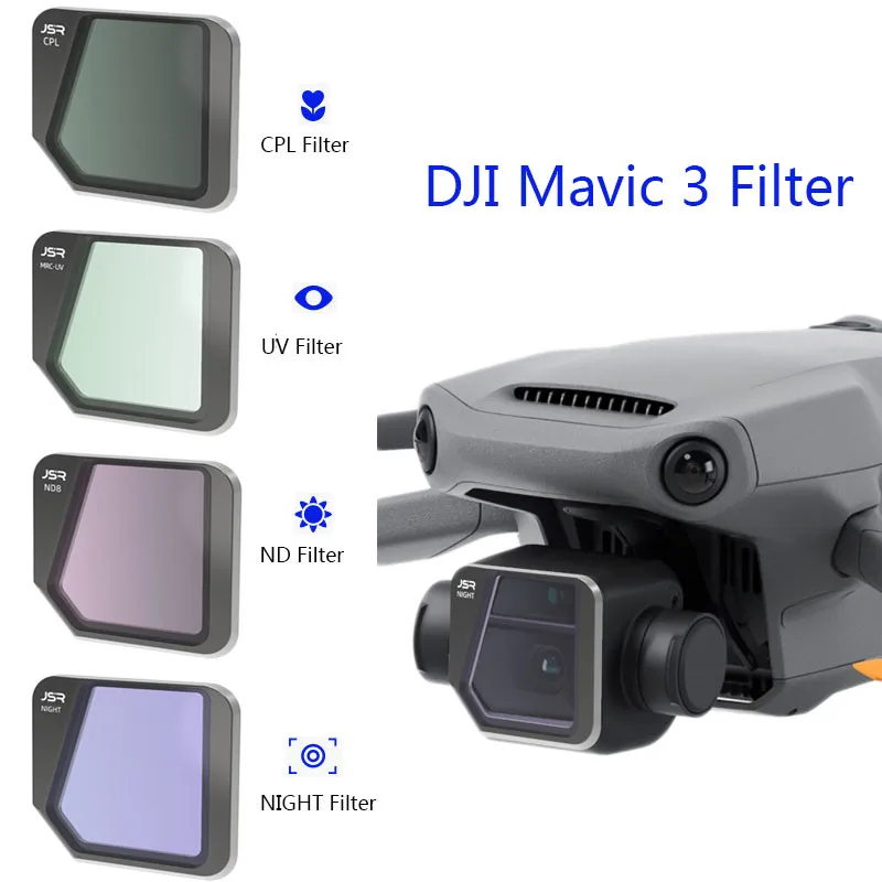 Фильтр для DJI Mavic 3 фотофильтры UV ND CPL 4/8/16/32 NDPL набор звездных фильтров объектива