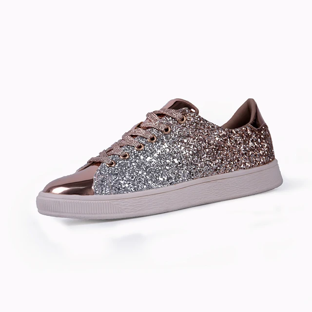 silver sequin tennis shoes womens
